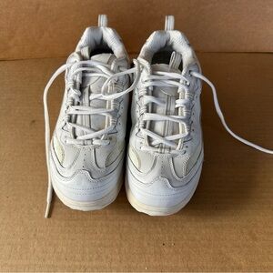 Vintage Skechers Shape-Ups, white, women's 10, model 11800, white